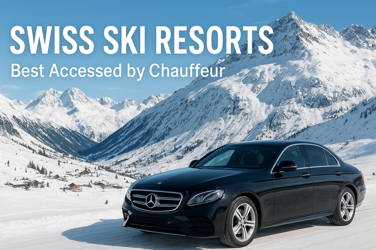 Top 5 Swiss Ski Resorts Best Accessed by Chauffeur