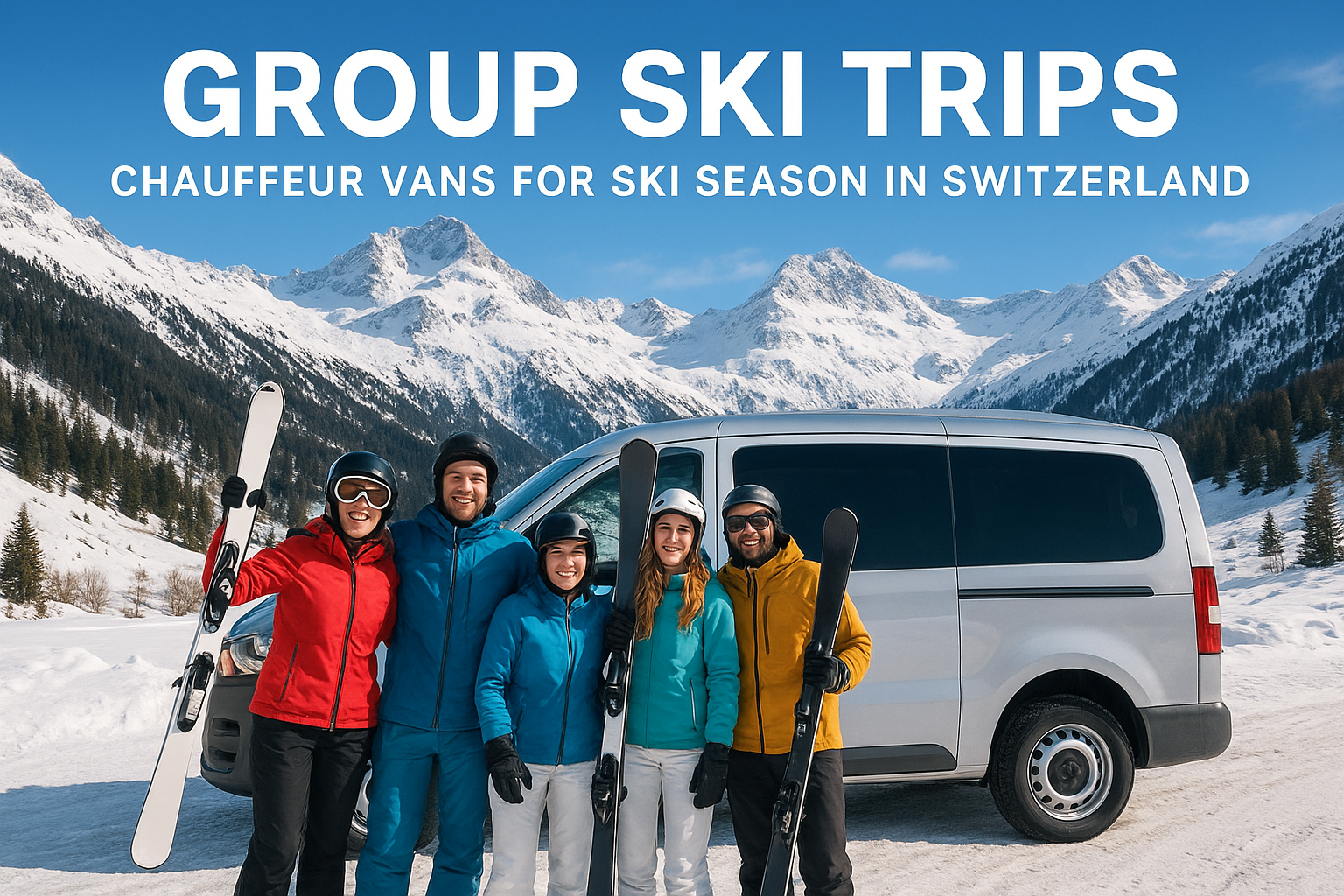 Group Ski Trips Made Simple: Chauffeur Vans for Ski Season in Switzerland
