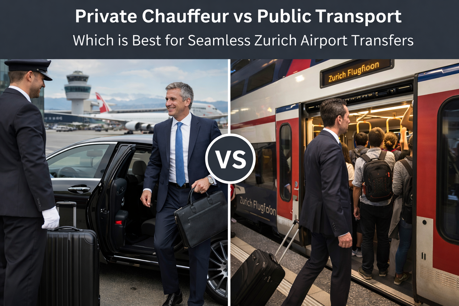 Private Chauffeur vs Public Transport - Which is Best for Seamless Zurich Airport Transfers