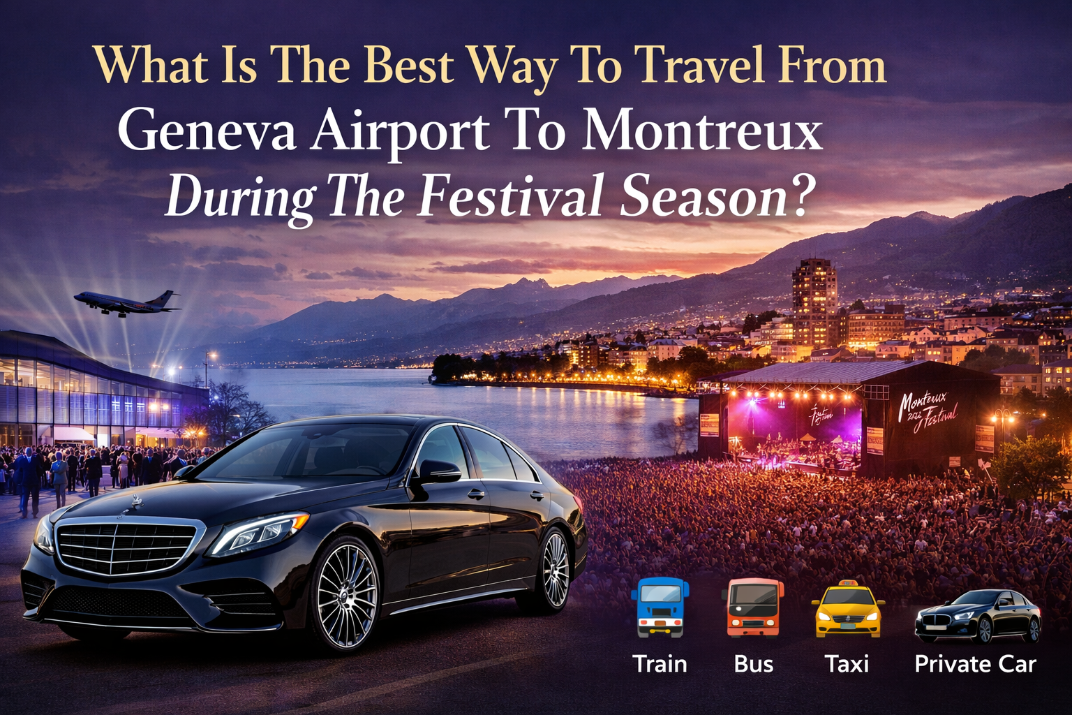 What Is The Best Way To Travel From Geneva Airport To Montreux During The Festival Season?