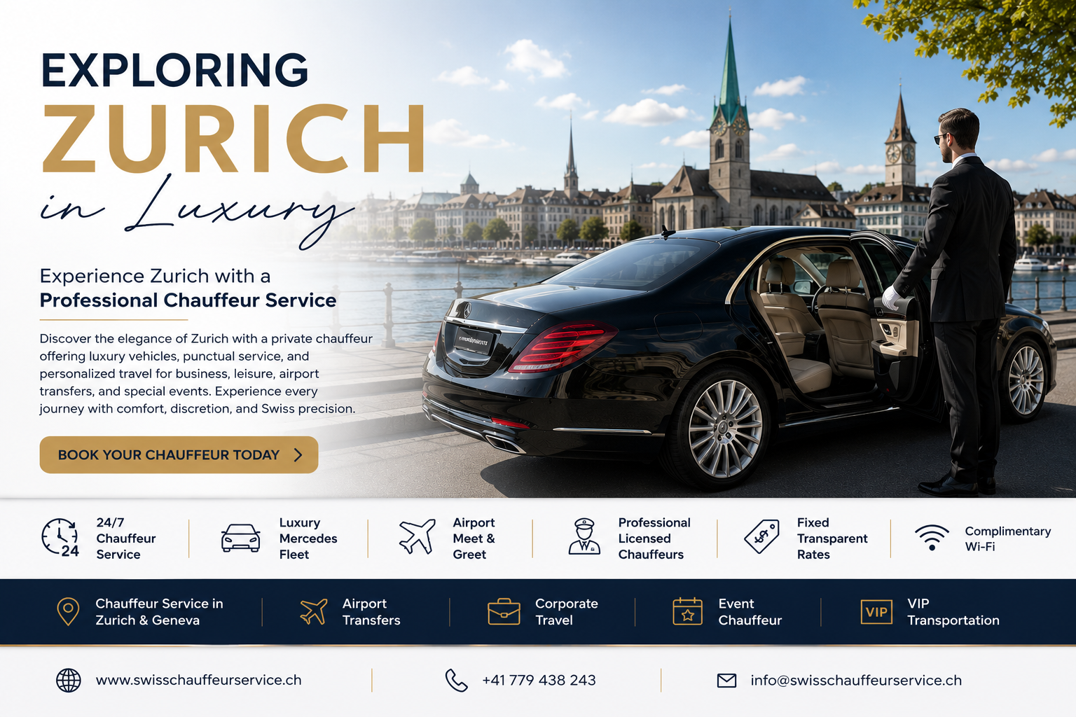 Exploring Zurich in Luxury: Benefits of Hiring a Chauffeur Service for Multi-Event Travel